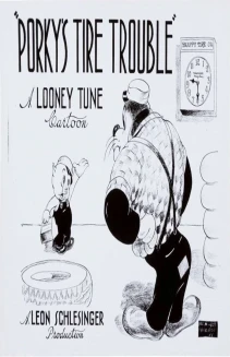 Porky's Tire Trouble